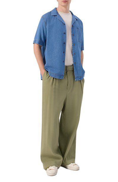 Джинсовая рубашка DRIES VAN NOTEN, арт. 020743/3386, фото 2