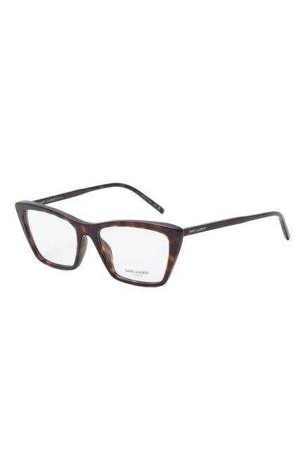 Женские оправа SAINT LAURENT коричневого цвета, арт. SL 737 MICA THIN 0PT 002 | Фото 1 (Региональные ограничения белый список (Axapta Mercury): Не проставлено; Нос: Не проставлено)