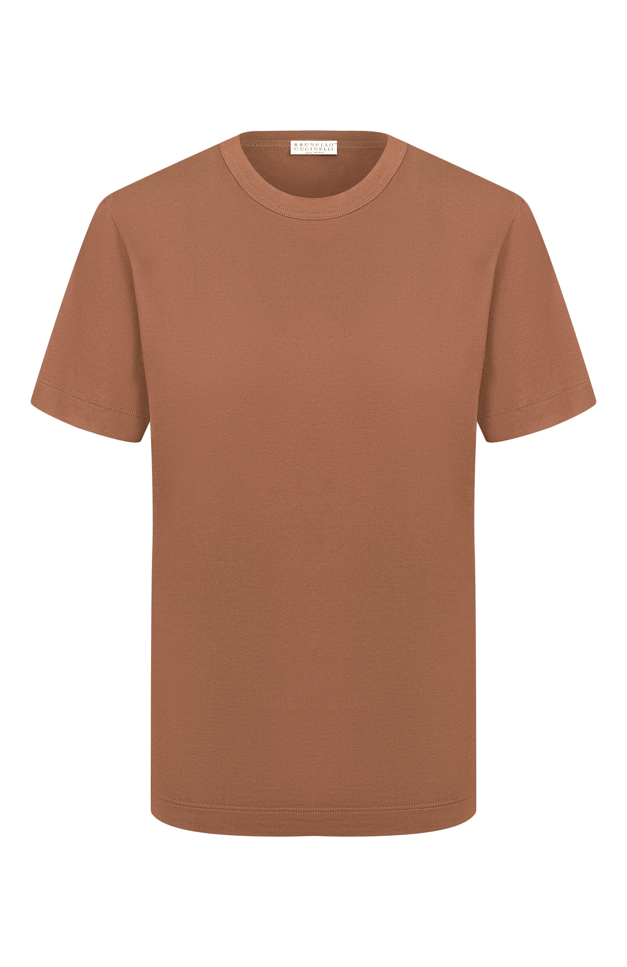 Хлопковая футболка BRUNELLO CUCINELLI, арт. MPT81BI100, фото 1