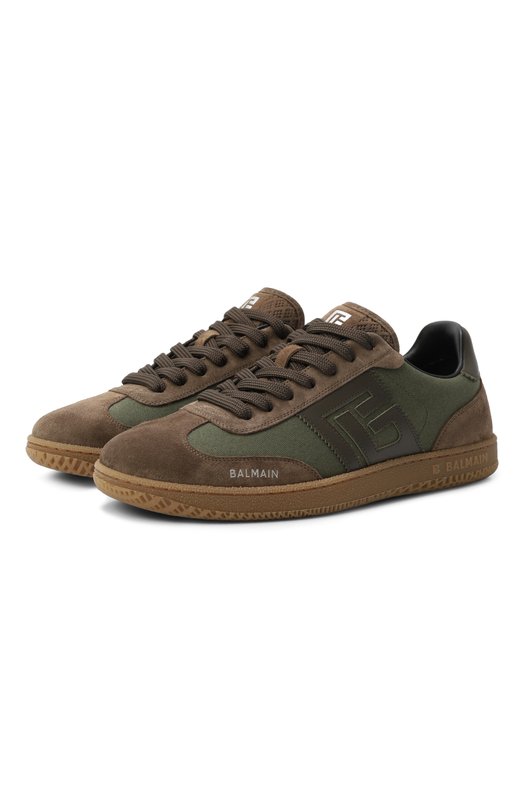 Комбинированные кеды Balmain Swan Balmain FM1VI360/TKCL Хаки FM1VI360/TKCL