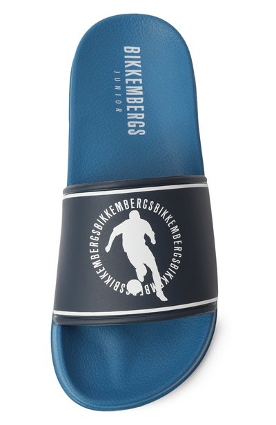 Шлепанцы DIRK BIKKEMBERGS синего цвета по цене 6000 руб., арт. K3B0-21348-1172X007/26-34, фото 4 Шлепанцы DIRK BIKKEMBERGS, арт. K3B0-21348-1172X007/26-34, фото 4