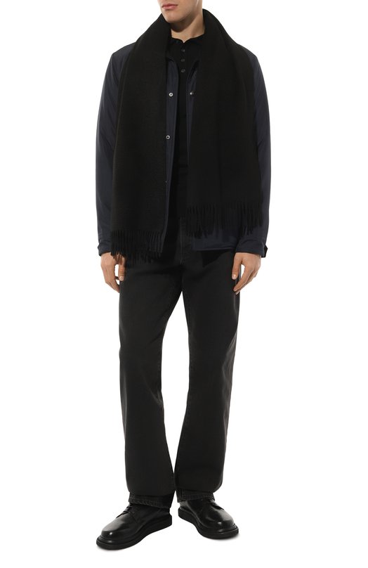 Кашемировый шарф Altea Чёрный, фото 3