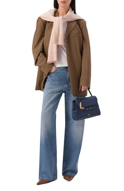 Сумка faubourg LANCEL темно-синего цвета по цене 64350 руб., арт. A13948, фото 3 Сумка faubourg LANCEL, арт. A13948, фото 3