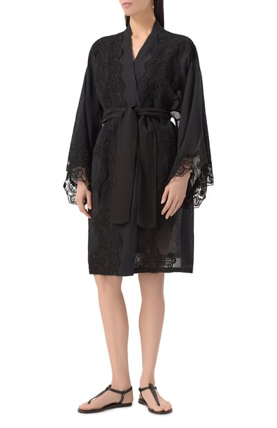 Кимоно изо льна и вискозы MAURIZIO, арт. W07112179, фото 3