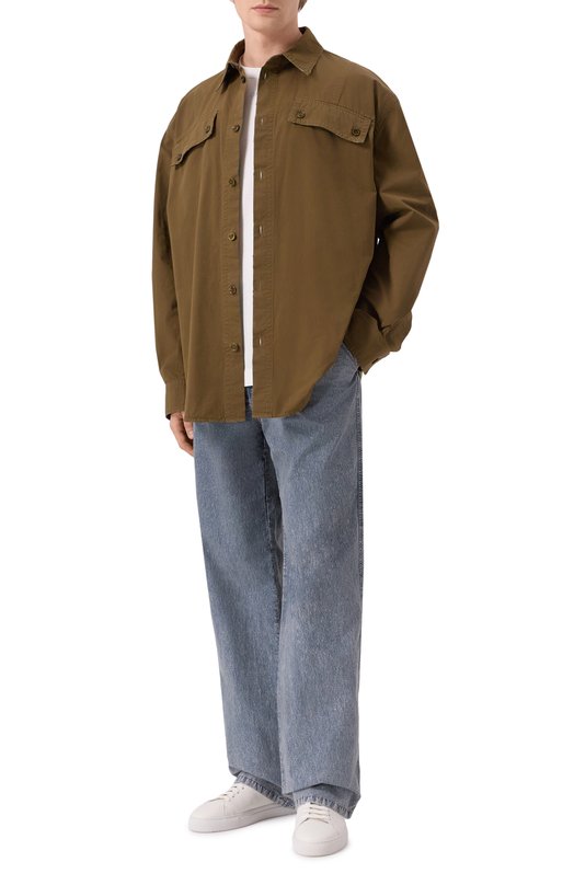 Хлопковая футболка Off-White 0MAA120F25JER00D Белый  0MAA120F25JER00D Фото 2