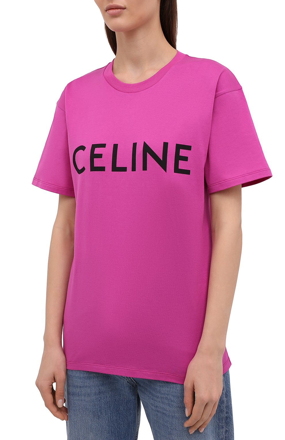Хлопковая футболка CELINE, арт. 2X764501F, фото 3