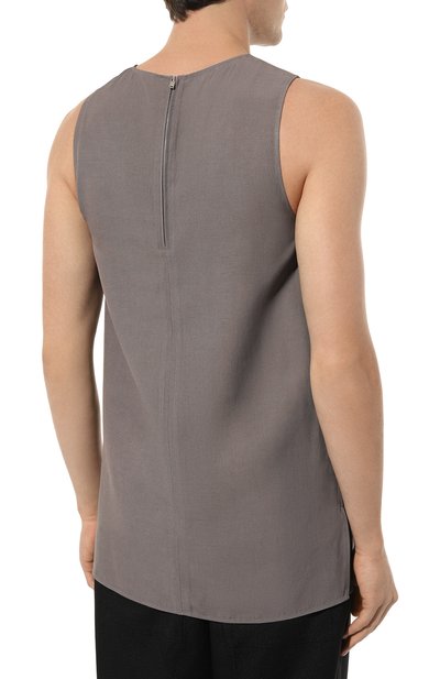 Майка из вискозы и льна JIL SANDER, арт. J21TD0006/J65023, фото 4