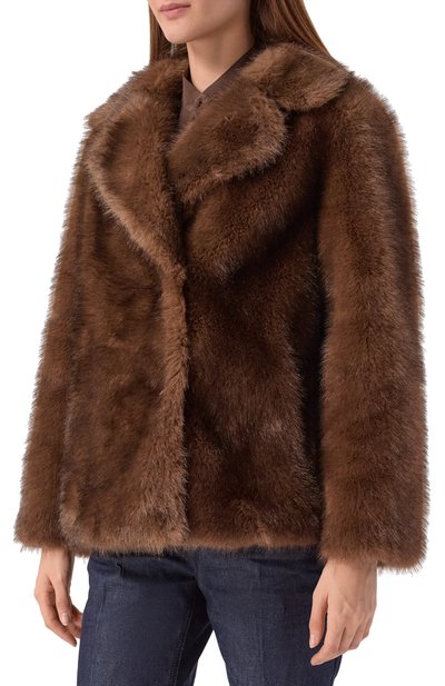 Шуба из экомеха DIEGO M, арт. 25IM-B250/25IT-248, фото 3