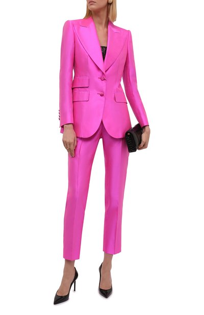 Шелковые брюки DOLCE & GABBANA, арт. FTAM2T/FU1DM, фото 2