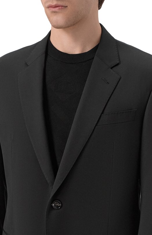 Шерстяной пиджак Giorgio Armani GM000007/TE10047_1 Чёрный  GM000007/TE10047_1 Фото 5
