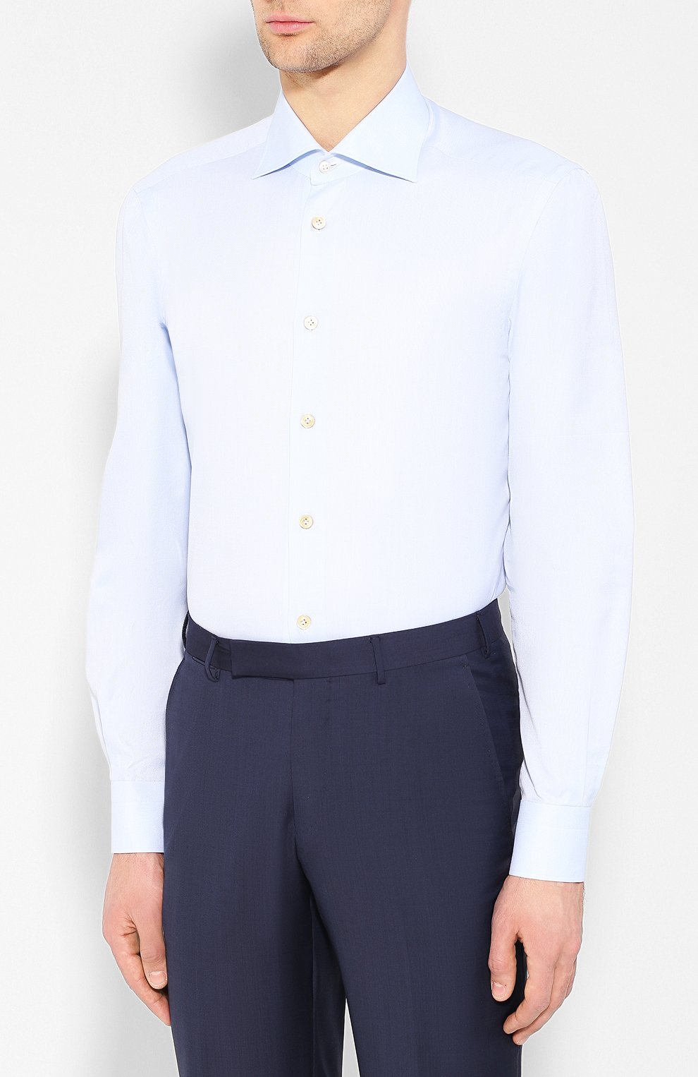 Хлопковая сорочка KITON, арт. UCIH0660502, фото 3