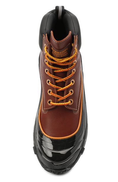 Кожаные ботинки BURBERRY, арт. 8031085, фото 5