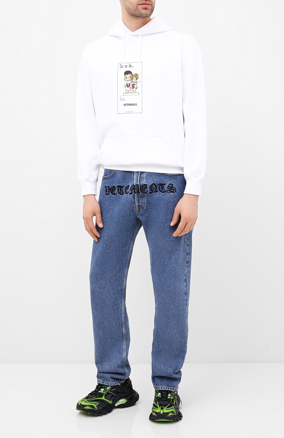 Хлопковое худи VETEMENTS, арт. UAH21TR687 1600/M, фото 2