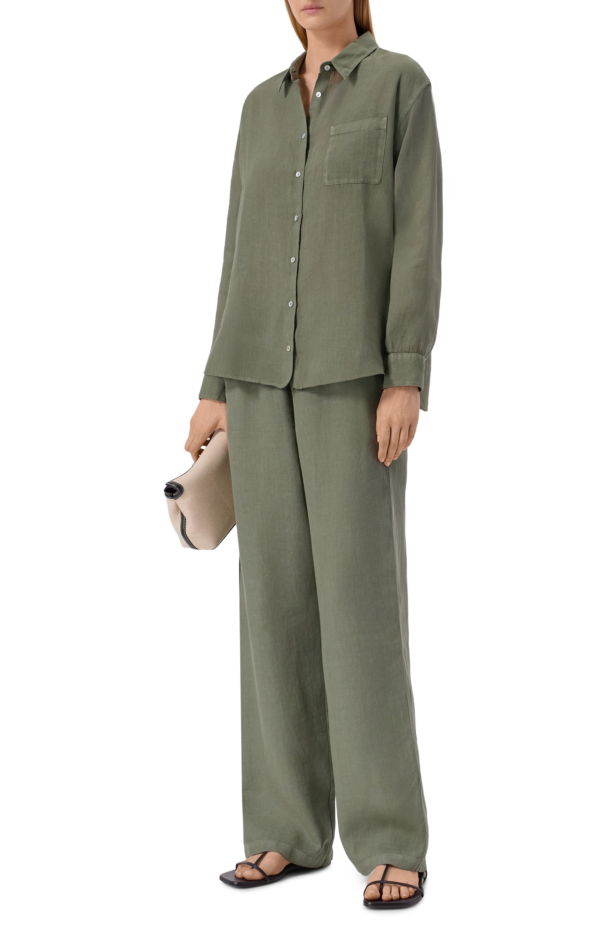 Льняная рубашка 120% LINO, арт. 33ALIW19GE/0000115, фото 2