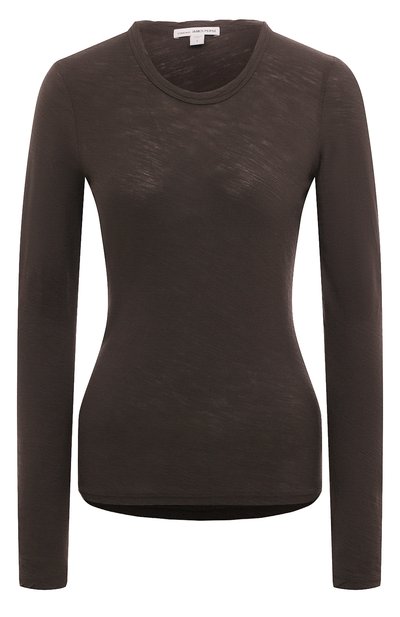 Хлопковый лонгслив JAMES PERSE, арт. WUA3361/BLKG, фото 1