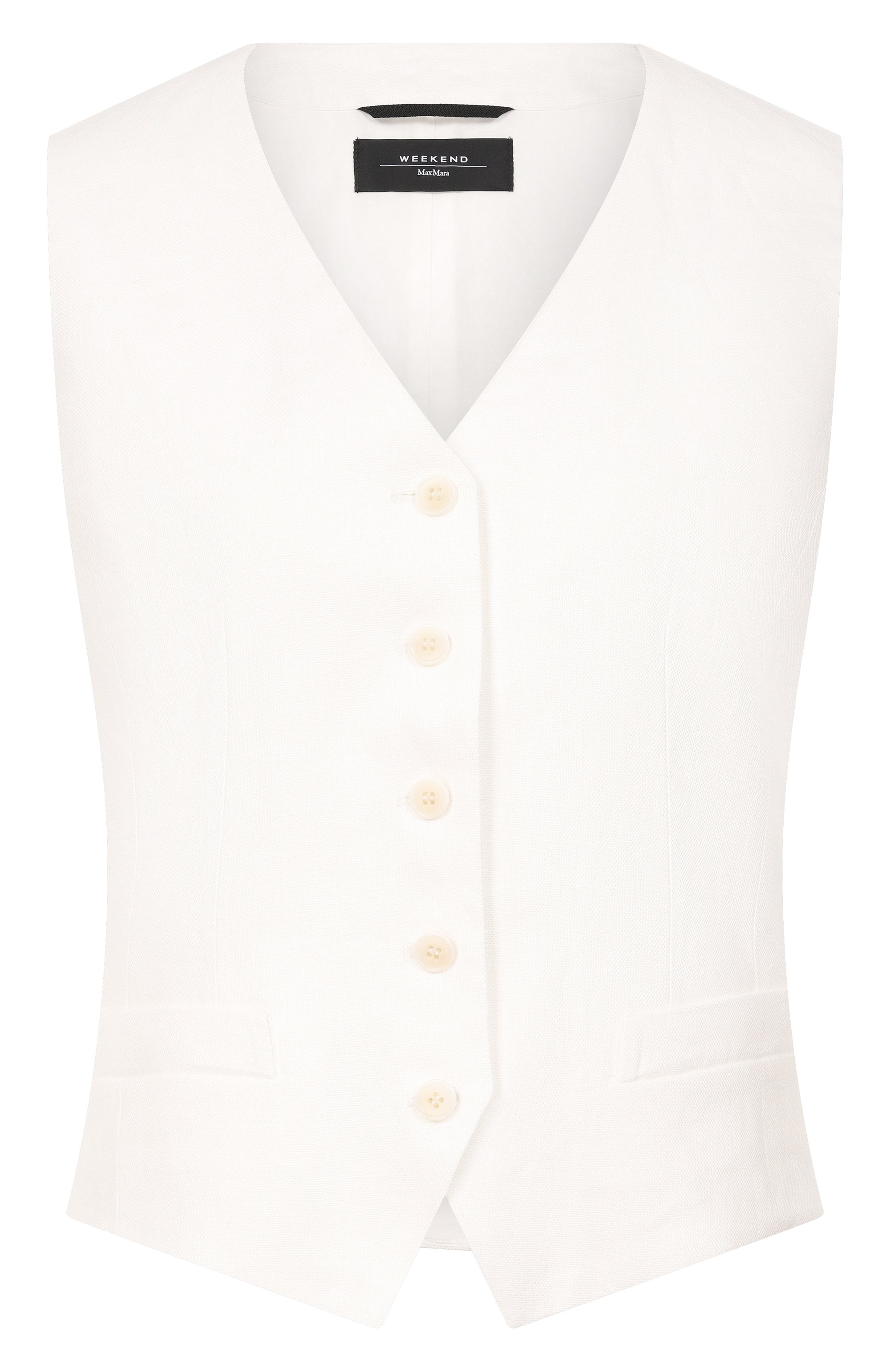 Льняной жилет WEEKEND MAX MARA, арт. WKDPACE, фото 1