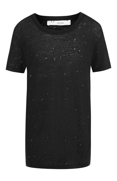 Льняная футболка с декоративными разрезами IRO, арт. 00PWF19CLAY, фото 1