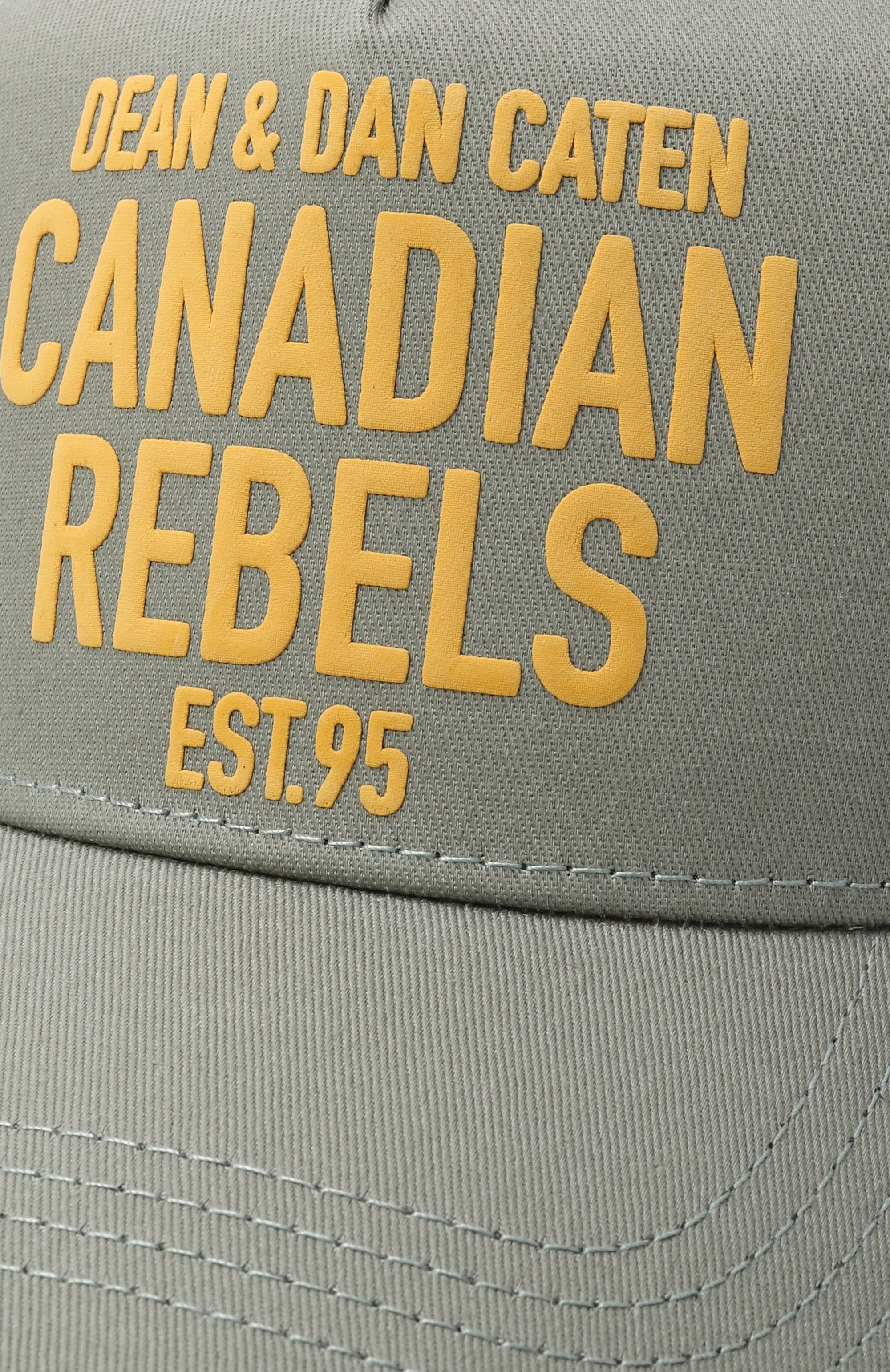 Хлопковая бейсболка DSQUARED2 светло-зеленого цвета по цене 29600 руб., арт. BCM0965/05C00001, фото 3 Хлопковая бейсболка DSQUARED2, арт. BCM0965/05C00001, фото 3