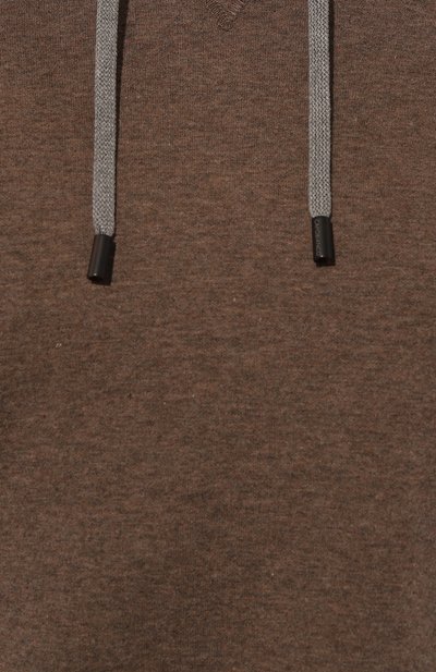 Худи из хлопка и кашемира CAPOBIANCO, арт. 17M433.LB00., фото 5