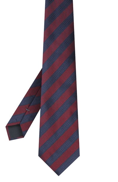 Шелковый галстук ZEGNA темно-синего цвета по цене 18950 руб., арт. Z8D84/1UM, фото 2 Шелковый галстук ZEGNA, арт. Z8D84/1UM, фото 2
