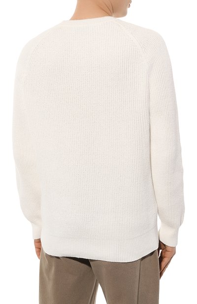 Хлопковый джемпер BRUNELLO CUCINELLI, арт. M2W70B2286, фото 4