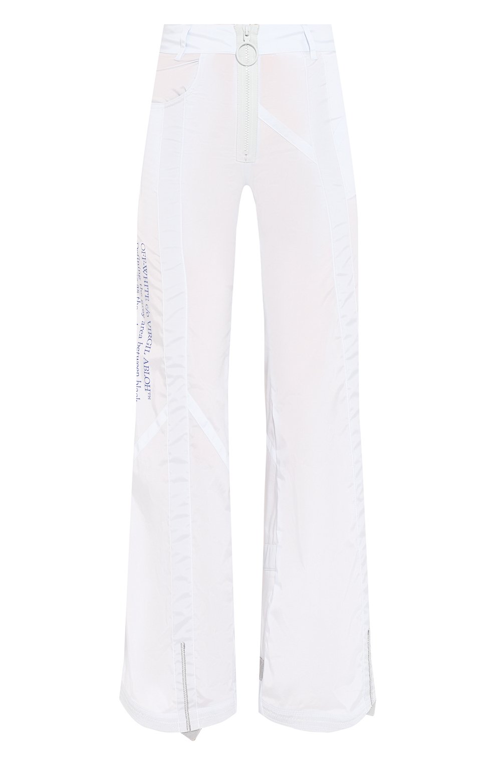 Брюки OFF-WHITE голубого цвета по цене 79950 руб., арт. 0WCA106S20FAB0040845, фото 1 Брюки OFF-WHITE, арт. 0WCA106S20FAB0040845, фото 1