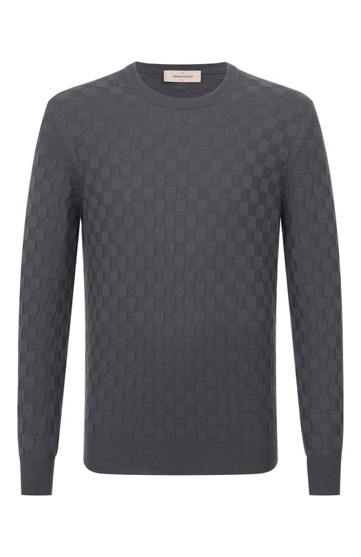 Хлопковый джемпер Gran Sasso 57109/18040 Серый 57109/18040
