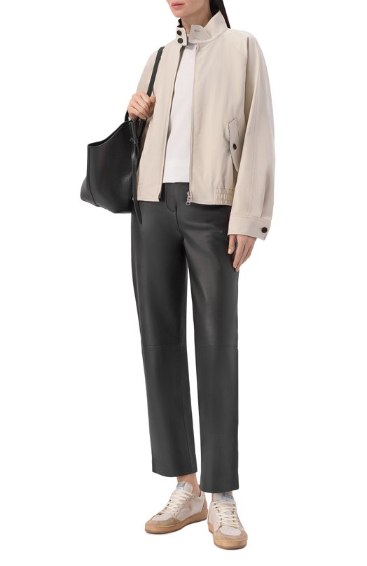 Замшевые кеды Ball Star Golden Goose Deluxe Brand GWF00117.F007275 Бежевый  GWF00117.F007275 Фото 3