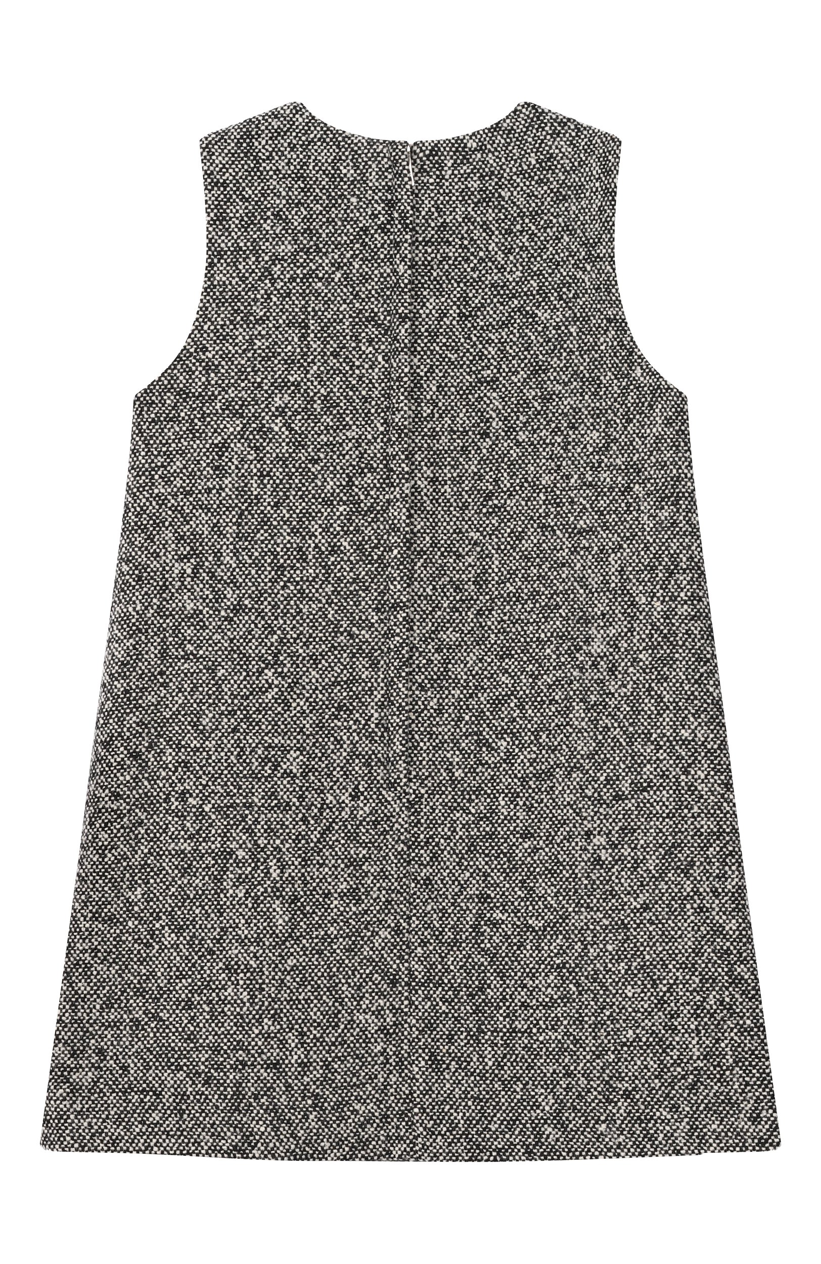 Шерстяной сарафан DOLCE & GABBANA черно-белого цвета по цене 71950 руб., арт. L54DW8/G7Q5E, фото 2 Шерстяной сарафан DOLCE & GABBANA, арт. L54DW8/G7Q5E, фото 2