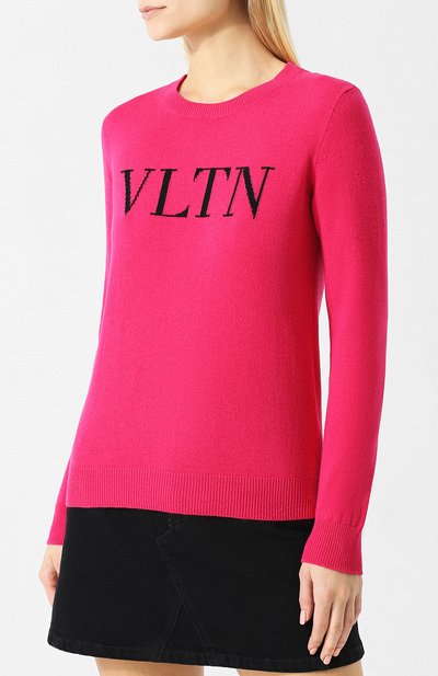 Пуловер из смеси шерсти и кашемира с логотипом бренда VALENTINO, арт. QB3KC10546T, фото 3