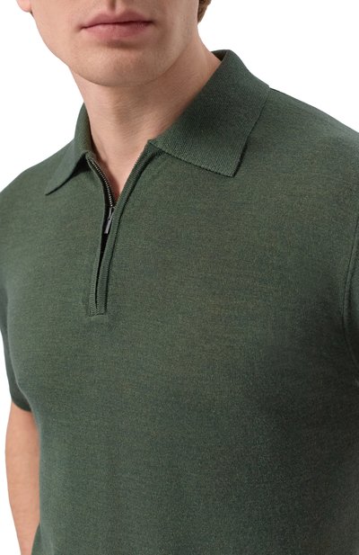 Поло из шерсти и шелка ANDREA CAMPAGNA, арт. PZ1MC/LSC18R, фото 5