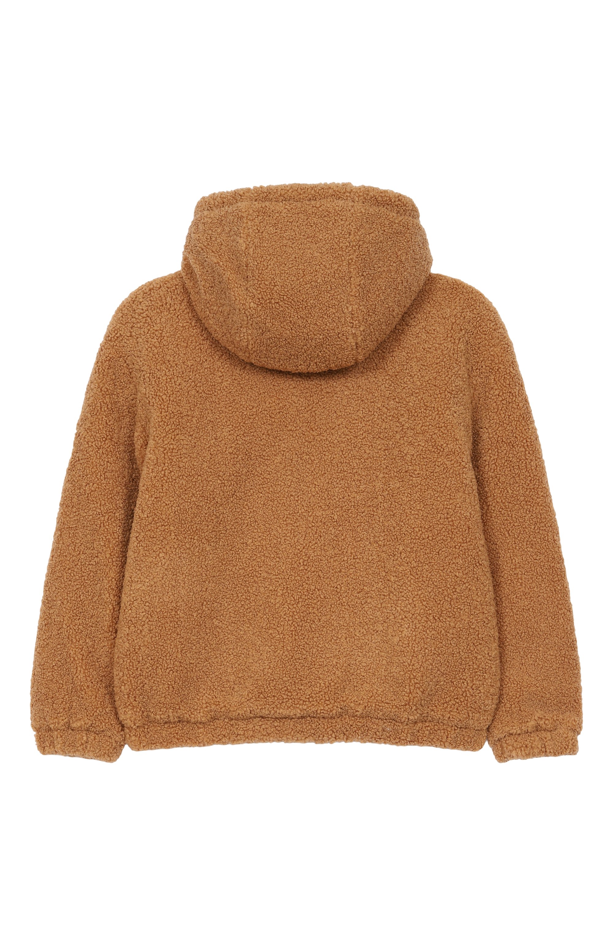 Куртка из экомеха MOSCHINO светло-коричневого цвета по цене 36600 руб., арт. HUA008/LIA00/10-14, фото 2 Куртка из экомеха MOSCHINO, арт. HUA008/LIA00/10-14, фото 2