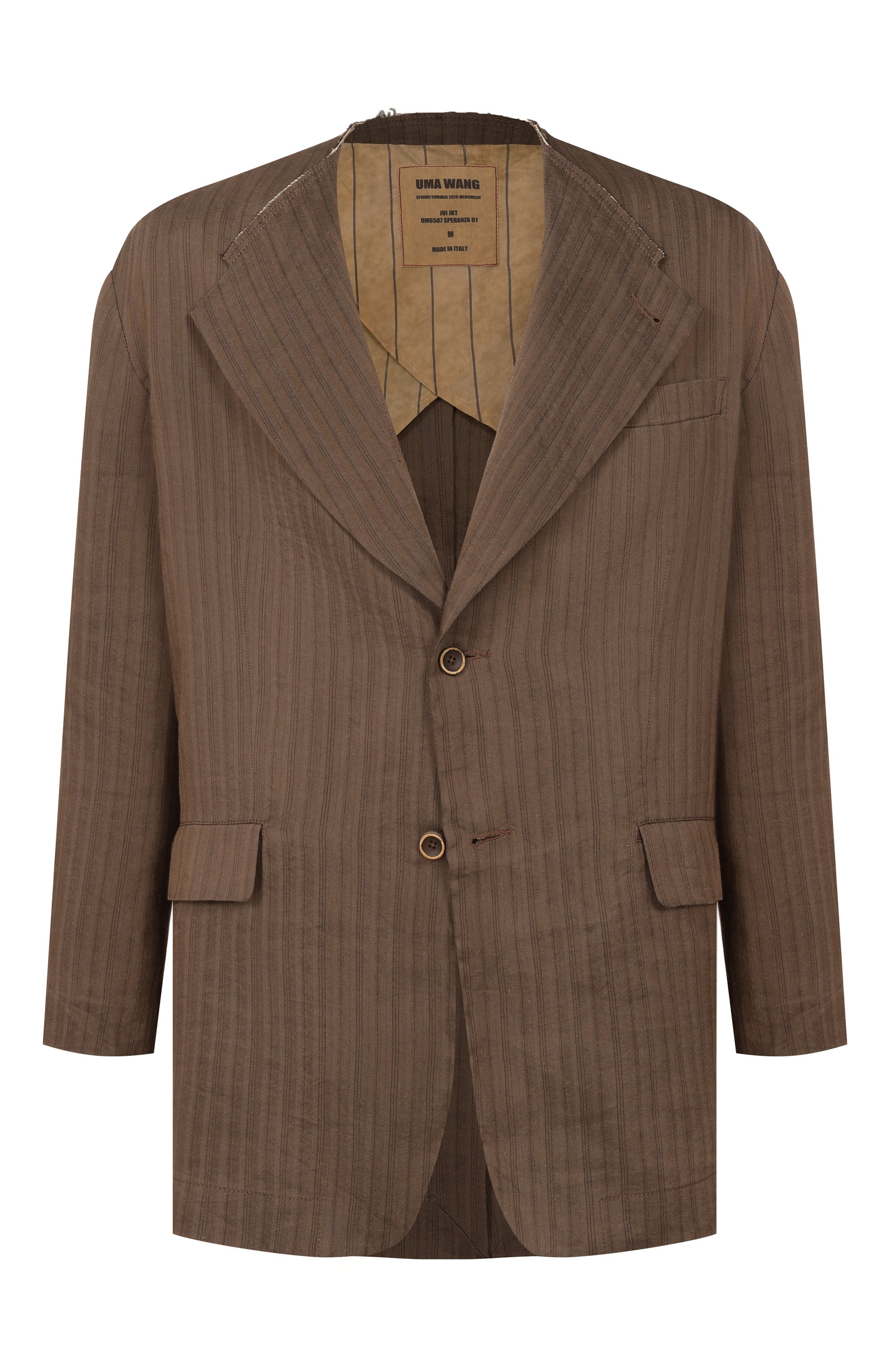 Пиджак изо льна и вискозы UMA WANG, арт. UM6507_, фото 1