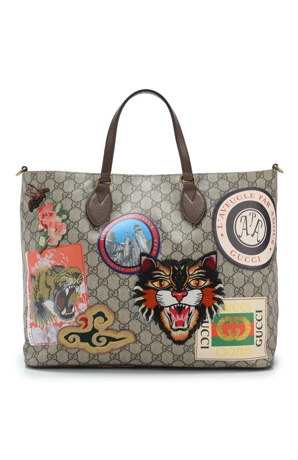 Сумка-тоут courrier gg supreme GUCCI, арт. 474085/K9RNT, фото 5