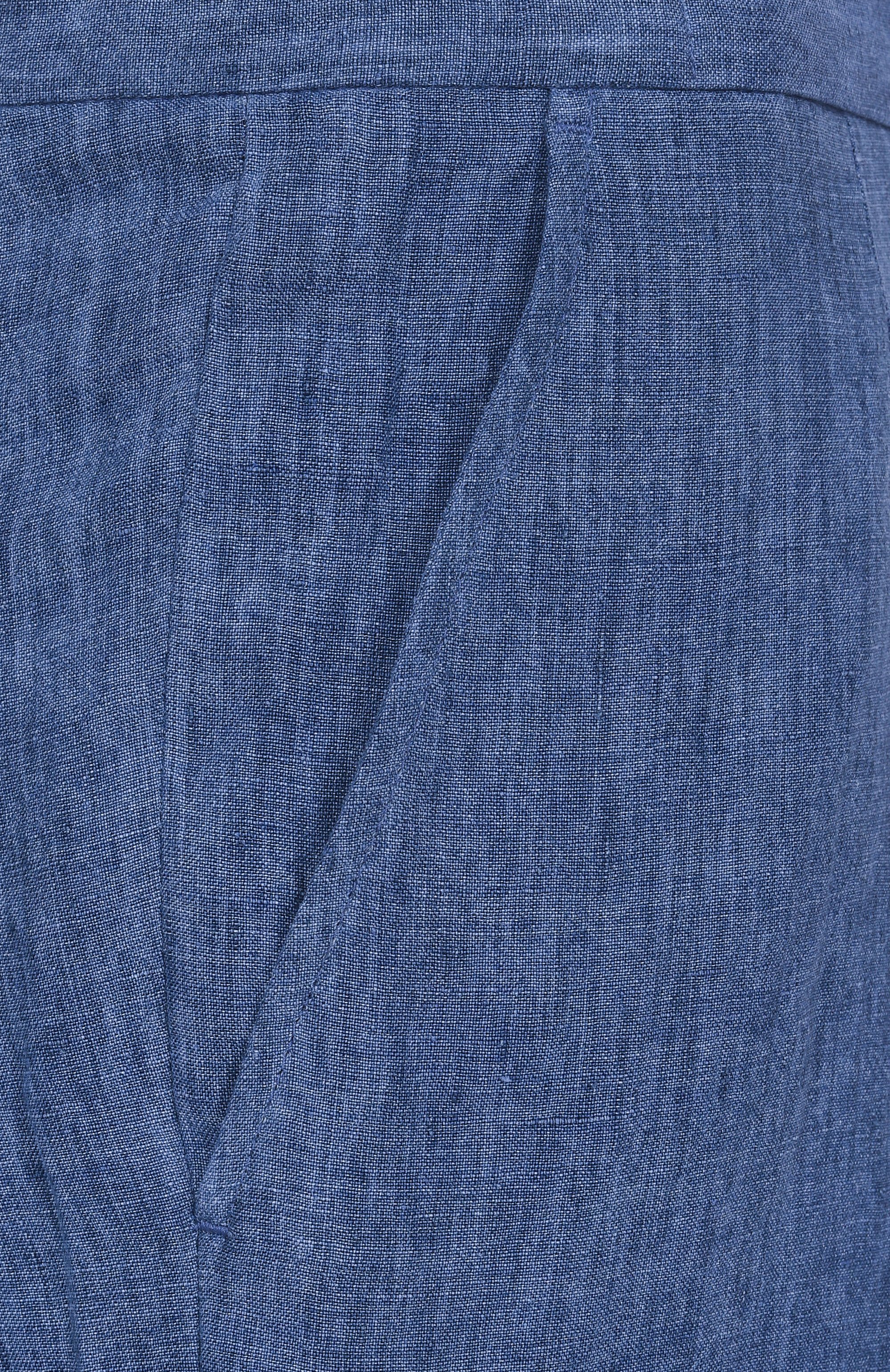 Льняные брюки EMPORIO ARMANI, арт. EM000496/TE10410, фото 6