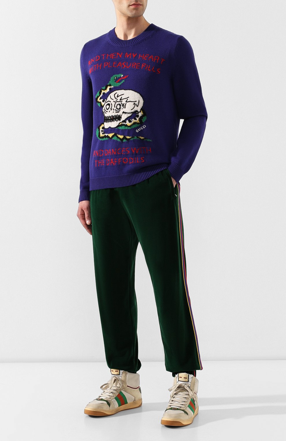 Джемпер из смеси шерсти и хлопка GUCCI, арт. 572639/XKA09, фото 2