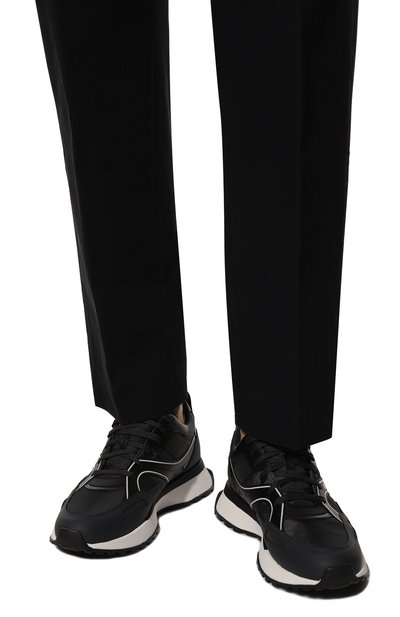 Комбинированные кроссовки BOSS, арт. 50487591, фото 3