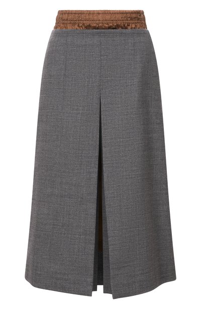 Женская шерстяная юбка PRADA, арт. P10A8/6011