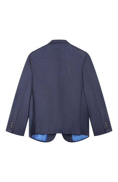Костюм из шерсти и шелка STEFANO RICCI JUNIOR темно-синего цвета по цене 248500 руб., арт. Y1SF732900/LP98HA, фото 3 Костюм из шерсти и шелка STEFANO RICCI JUNIOR, арт. Y1SF732900/LP98HA, фото 3
