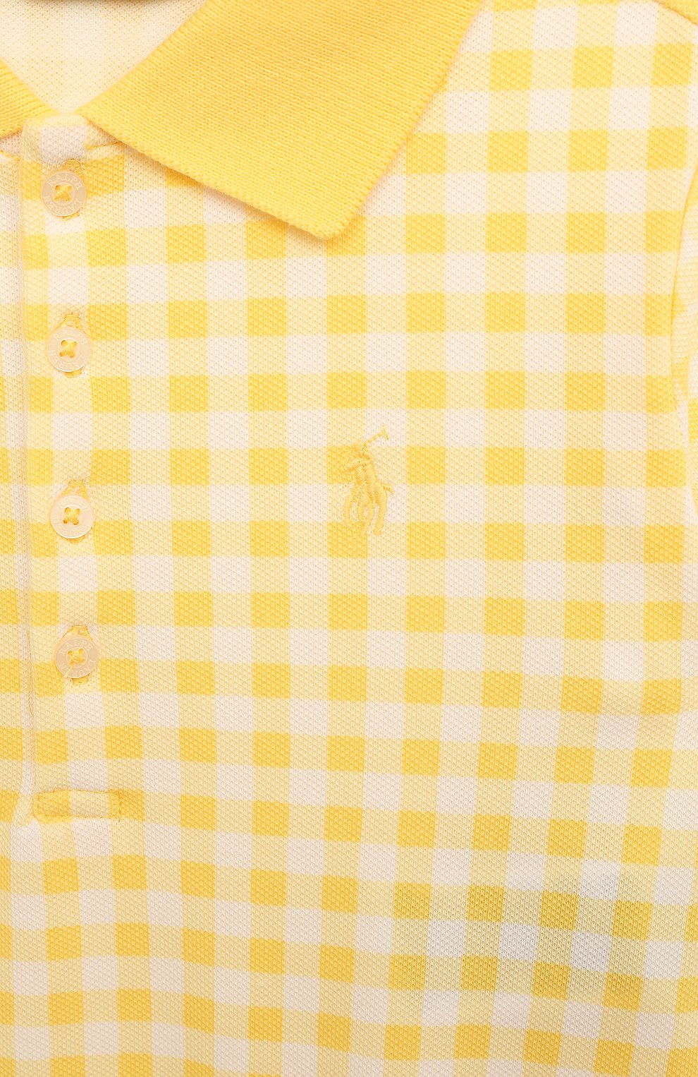 Хлопковое платье POLO RALPH LAUREN желтого цвета по цене 11200 руб., арт. 312868759, фото 3 Хлопковое платье POLO RALPH LAUREN, арт. 312868759, фото 3