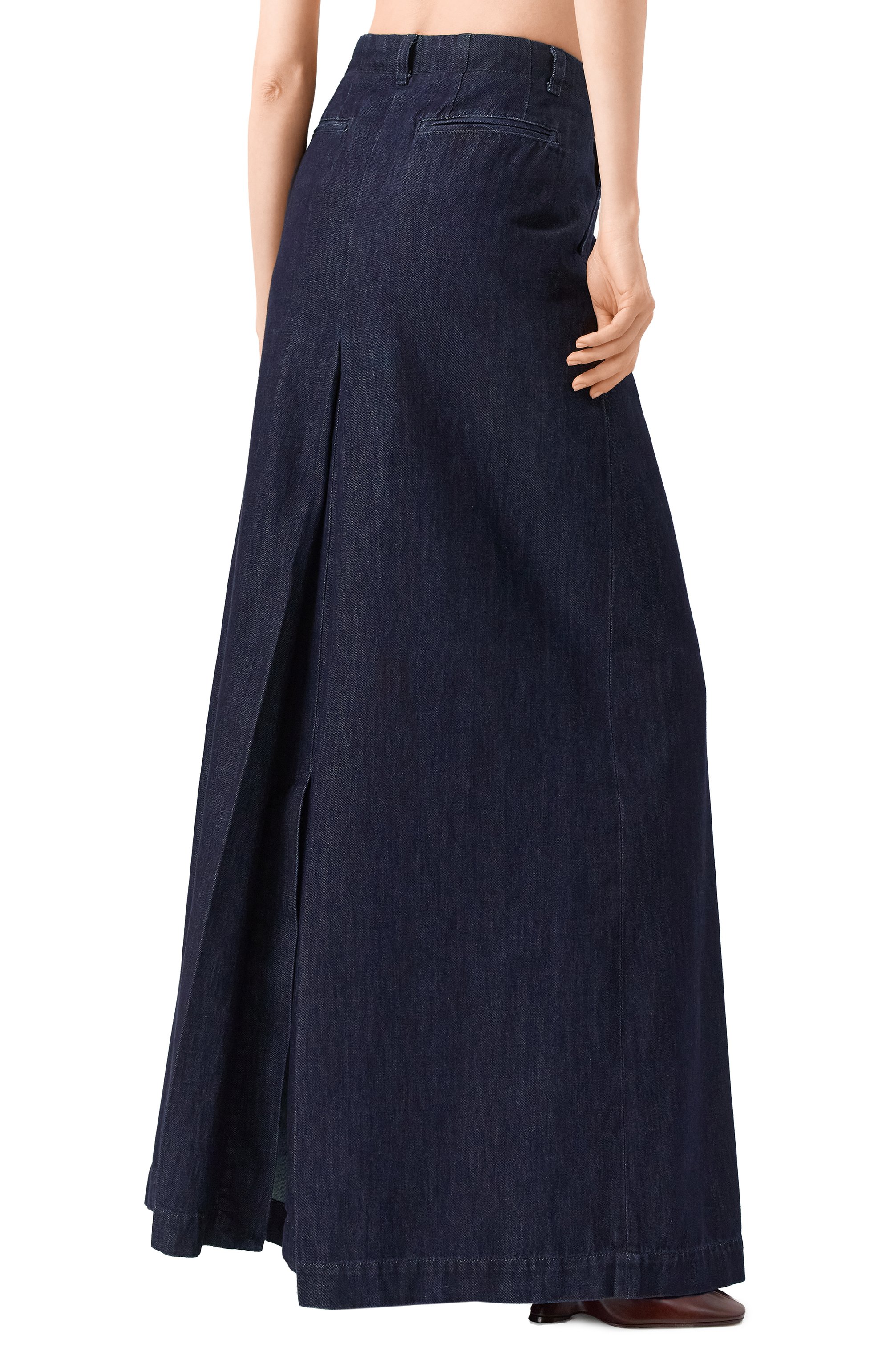Джинсовая юбка DRIES VAN NOTEN синего цвета по цене 48300 руб., арт. 010809-8432, фото 4 Джинсовая юбка DRIES VAN NOTEN, арт. 010809-8432, фото 4