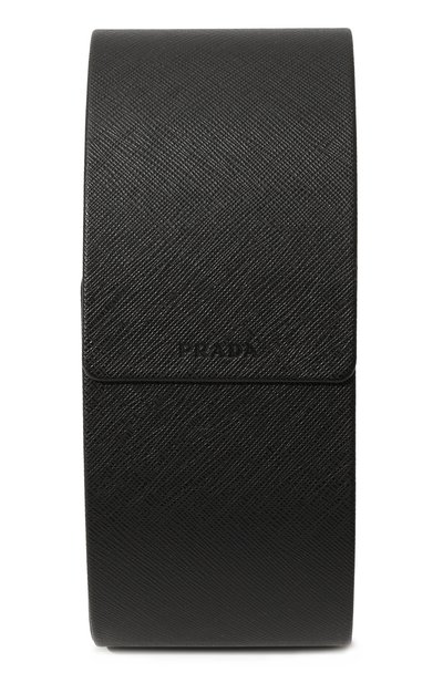 Солнцезащитные очки PRADA черного цвета по цене 38000 руб., арт. SPR65X-EAAV-F00A7-058, фото 5 Солнцезащитные очки PRADA, арт. SPR65X-EAAV-F00A7-058, фото 5