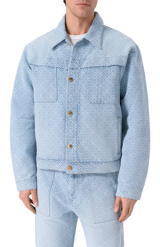 Джинсовая куртка Casablanca MPF25-JK-401-02 Голубой  MPF25-JK-401-02 Фото 3