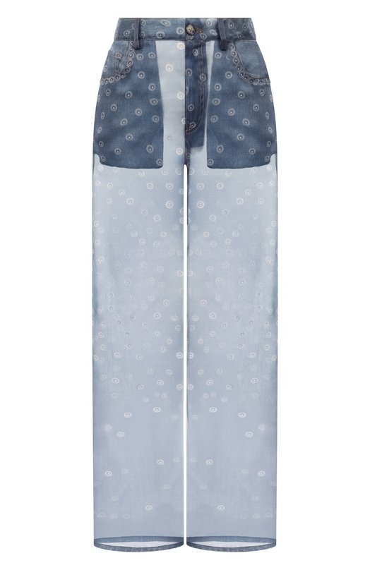 Шелковые брюки Haikure HEW033300R002PR001/B0NNIE SILK Голубой HEW033300R002PR001/B0NNIE SILK