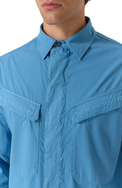 Хлопковая куртка-рубашка C.P. COMPANY, арт. 19CM0S073A110143G, фото 5