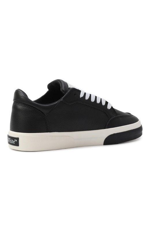 Кожаные кеды New Low Vulcanized Off-White 0WIA288C99LEA0021001 Чёрный  0WIA288C99LEA0021001 Фото 5
