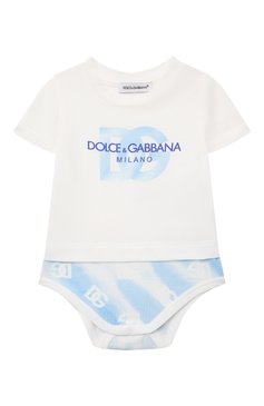Комплект из боди и шапки DOLCE & GABBANA, арт. L1JG38/G7G5M, фото 1