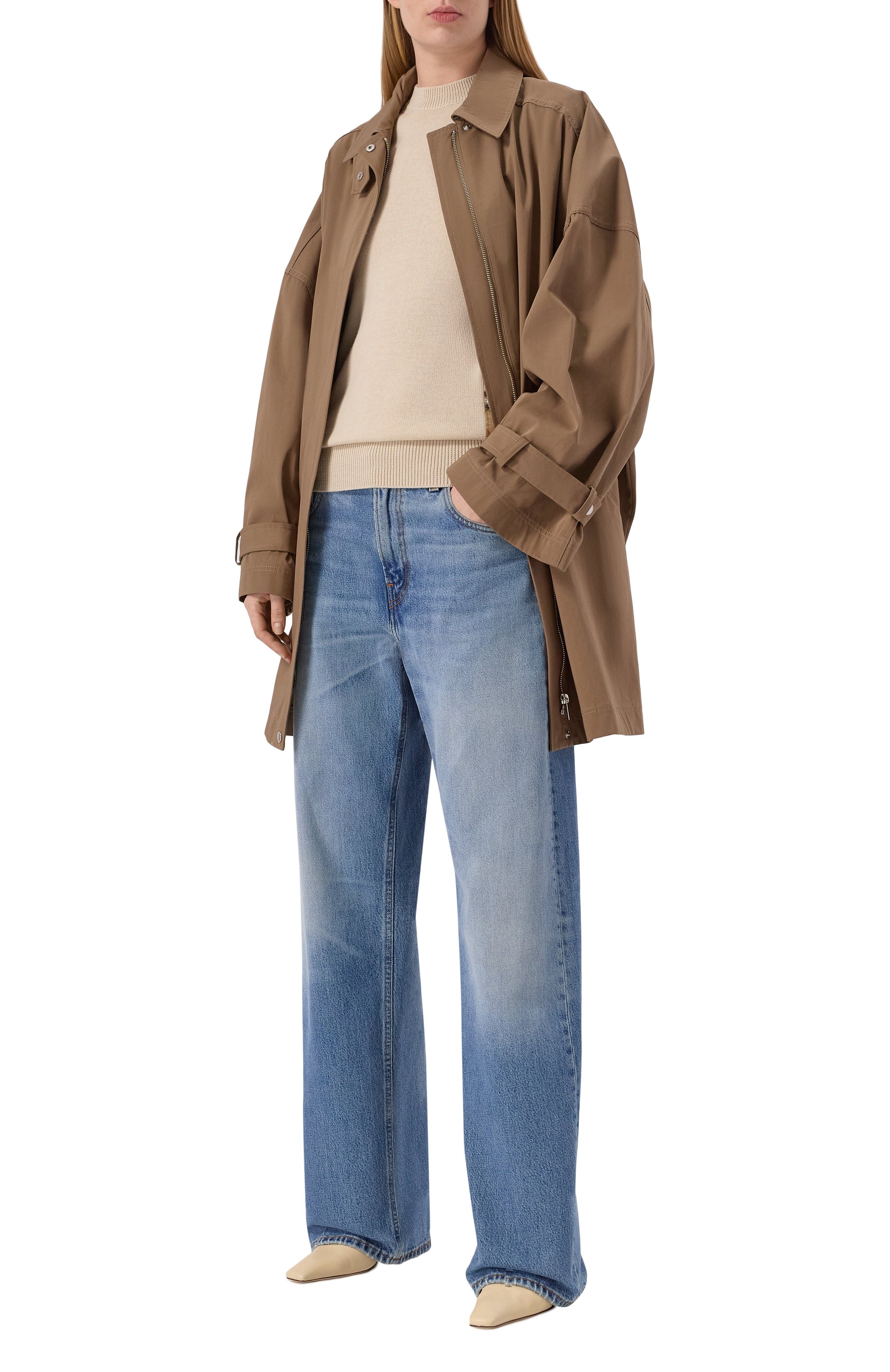 Шерстяной пуловер BURBERRY бежевого цвета по цене 132500 руб., арт. 8103192, фото 2 Шерстяной пуловер BURBERRY, арт. 8103192, фото 2