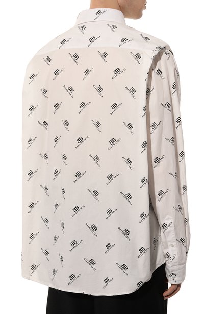 Хлопковая рубашка BALENCIAGA, арт. 662983/TQL14, фото 4
