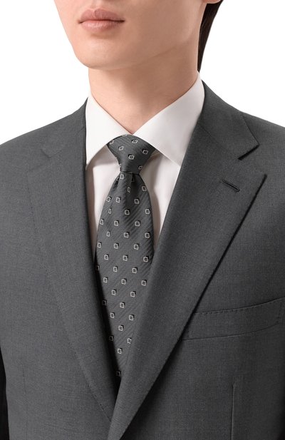 Мужской шелковый галстук BRIONI, арт. 061D00/PD478